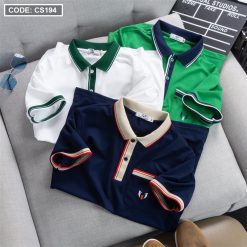 Áo Thun Nam Cá Sấu Poly Túi Nhỏ Thêu Logo (Có size 3x) - CS194