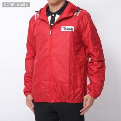 Áo Khoác Nam Dù 2 Lớp Có Nón Logo Rurumen - AK074