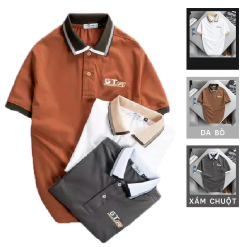 Áo Thun Nam Cá Sấu Poly Thêu Logo GTR (Có size 3x) - CS195