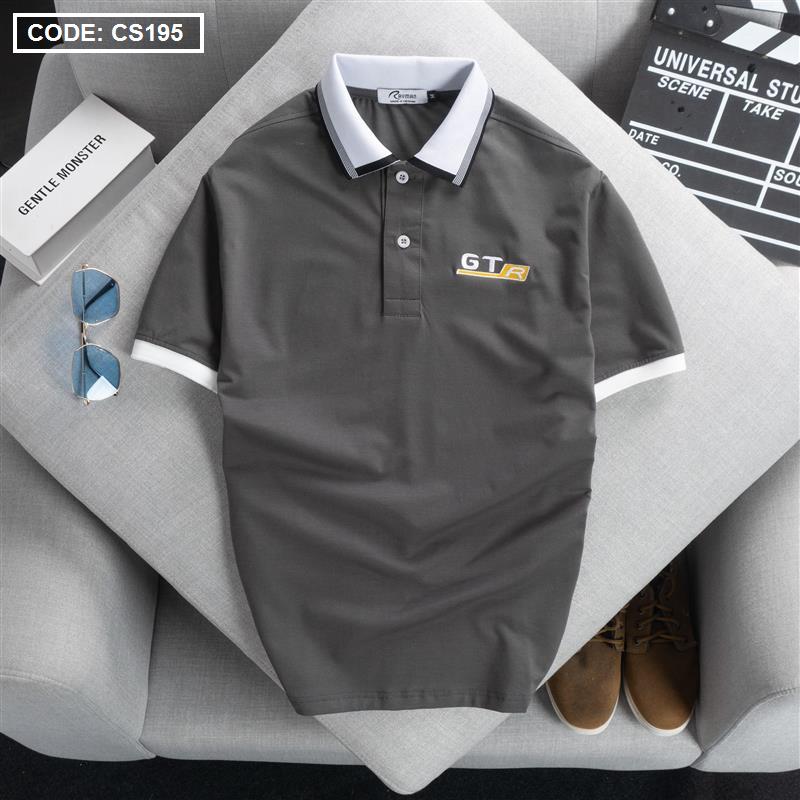 Bỏ sỉ áo Thun Nam Cá Sấu Poly Thêu Logo GTR (Có size 3x) Áo Thun Nam Cá Sấu Poly Thêu Logo GTR (Có size 3x) - CS195