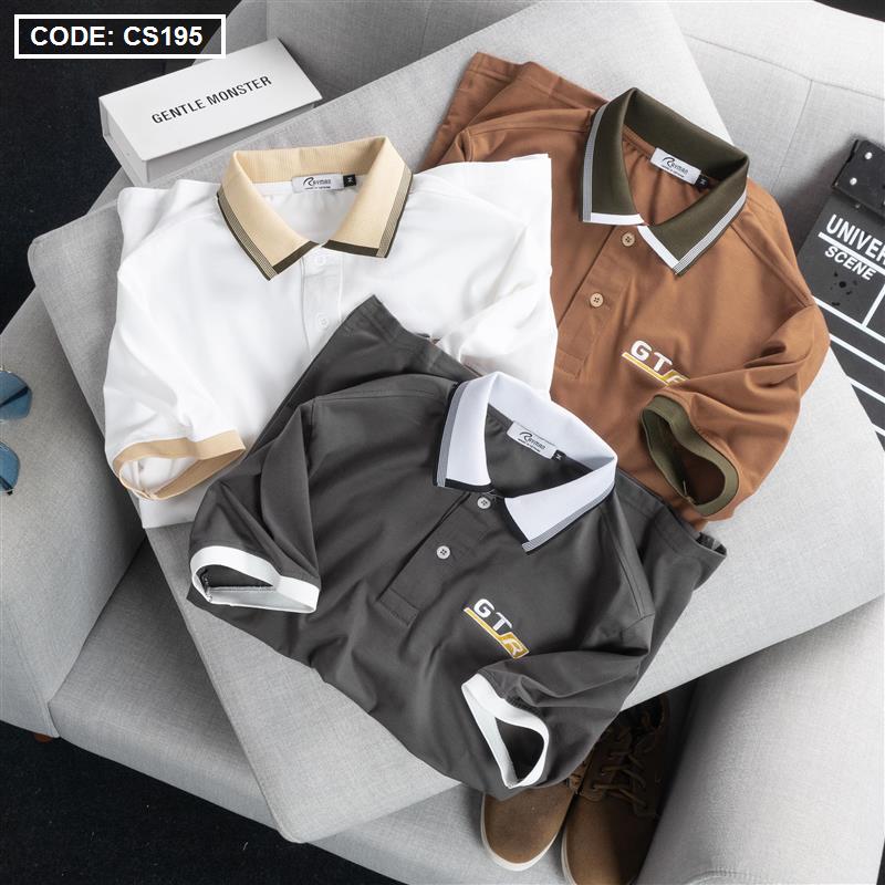 Bỏ sỉ áo Thun Nam Cá Sấu Poly Thêu Logo GTR (Có size 3x) Áo Thun Nam Cá Sấu Poly Thêu Logo GTR (Có size 3x) - CS195