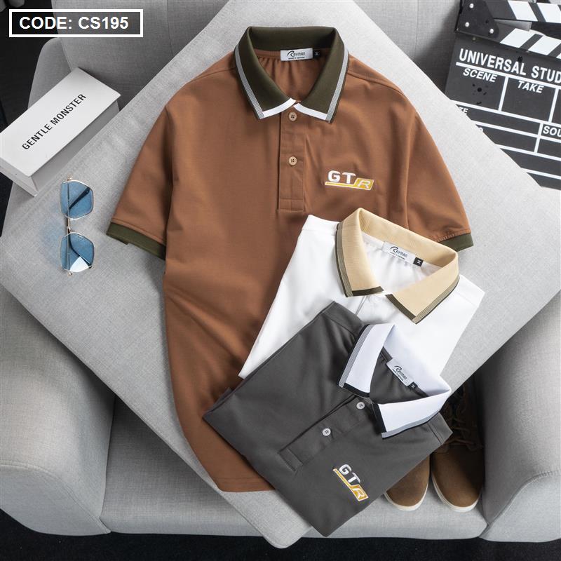 Bỏ sỉ áo Thun Nam Cá Sấu Poly Thêu Logo GTR (Có size 3x) Áo Thun Nam Cá Sấu Poly Thêu Logo GTR (Có size 3x) - CS195