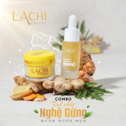 Serum Tinh Chất Nghệ Gừng Lachi Cheese Tặng Kem Face - 8936206760184
