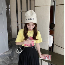 Áo thun kiểu nữ form suông vừa in hình cô gái - AG1163