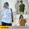 Áo nữ thun thái form rộng giấu quần in hoạ tiết trái tim - AG1164