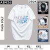 Áo Thun Nam Cổ Tròn Cotton In Chữ Marc Men - AB426