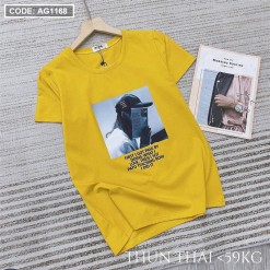 Áo thun thái nữ form suông vừa in hình 3D - AG1168