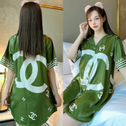 Đầm sơ mi nữ in 3D xinh xắn - DBO847