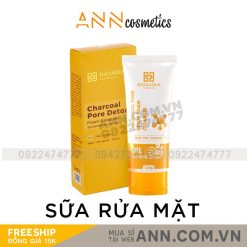 Sữa Rửa Mặt Than Hoạt Tính Hatagold Cosmetics - 8936214120031