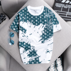 Áo Thun Nam Cổ Tròn Tay Ngắn In Hoạ Tiết Chữ (có size 3x) - AB429