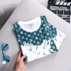 Áo Thun Nam Cổ Tròn Tay Ngắn In Hoạ Tiết Chữ (có size 3x) - AB429