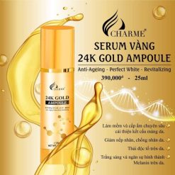 Serum Dưỡng Trắng Da Hàn Quốc Charme 24k Gold Ampoule - 8809273480197