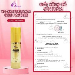 Serum Dưỡng Trắng Da Hàn Quốc Charme 24k Gold Ampoule - 8809273480197