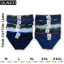 Combo 10 Quần Lót Nam Tam Giác Viền Lưng Thun Lạnh Cao Cấp - QLN031