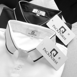 Áo Thun Nam Cổ Bẻ Phối Tag Chất Kro Mè - CS203