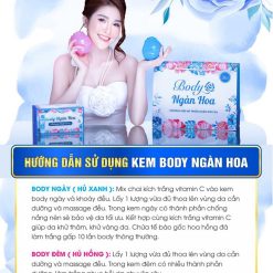 Kem Body Ngàn Hoa Vip White Phiên Bản Nâng Cấp Tặng Kích Trắng - 8938521762386