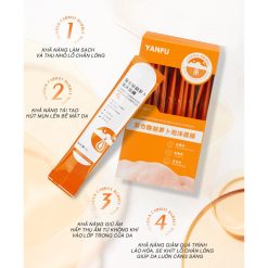 Hộp 12 Mặt Nạ Cà Rốt Sủi Bọt Yanfu - 6949855604619