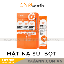 Hộp 12 Mặt Nạ Cà Rốt Sủi Bọt Yanfu - 6949855604619