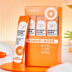 Hộp 12 Mặt Nạ Cà Rốt Sủi Bọt Yanfu - 6949855604619