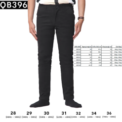 Quần Kaki Dài Nam Co Giãn Màu Đen - QB396DEN