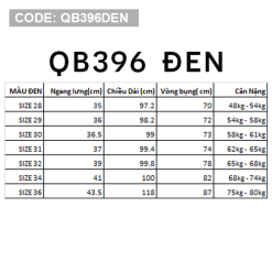 Quần Kaki Dài Nam Co Giãn Màu Đen - QB396DEN