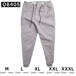 Quần Jogger Nam Co Giãn Màu Xám - QB405XAM