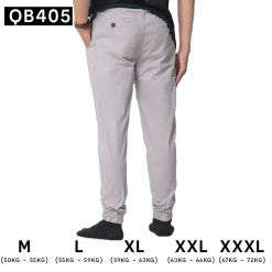 Quần Jogger Nam Co Giãn Màu Xám - QB405XAM