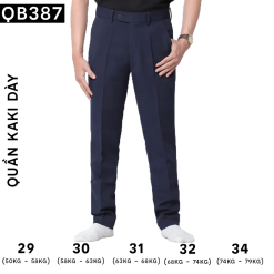 Quần Tây Nam Màu Xanh Đen - QB387XANHDEN