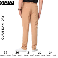 Quần Tây Nam Màu Da Bò - QB387DABO