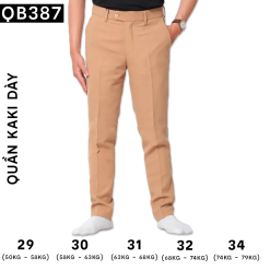 Quần Tây Nam Màu Da Bò - QB387DABO