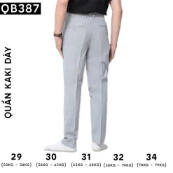 Quần Tây Nam Màu Xám Nhạt - QB387XAMTIEU