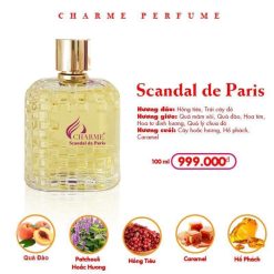 Nước Hoa Nữ Charme Scandal De Paris 100ml - 8938509617714