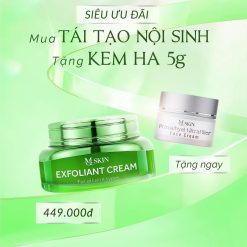 Kem Face Tái Tạo Nội Sinh Exfoliant Cream MQ Skin Tặng Kem Dưỡng HA - 8936117150913