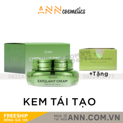 Kem Face Tái Tạo Nội Sinh Exfoliant Cream MQ Skin Tặng Kem Dưỡng HA - 8936117150913