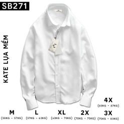 Áo Sơ Mi Nam Tay Dài Công Sở (Có size 4x) - SB271