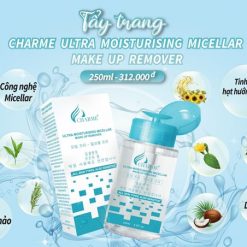 Nước Tẩy Trang Charme Ultra Moisturising Micellar Make Up Remover 250ml - TTCHARME