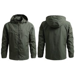 Áo Khoác Nam Dù 2 Lớp Nón Rời Cao Cấp - AK075