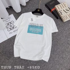 Áo thun thái nữ cổ tròn form suông in chữ Originality - AG1179