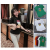 Áo thun thái nữ form suông chữ màu Cool Per - AG1183