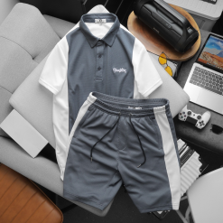 Set Bộ Nam Quần Short Áo Cổ Bẻ Thêu Logo Houston - SBN056
