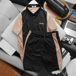 Set Bộ Nam Quần Short Áo Cổ Bẻ Thêu Logo Houston - SBN056