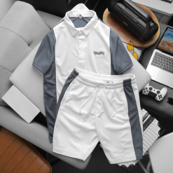 Set Bộ Nam Quần Short Áo Cổ Bẻ Thêu Logo Houston - SBN056