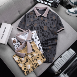 Áo Thun Nam Polo Cổ Bẻ In chữ - CS207