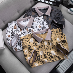 Áo Thun Nam Polo Cổ Bẻ In chữ - CS207