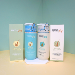 Combo Dầu Gội Xả Biotin Collagen Voudioty Keratin x9 - Phiên Bản Mới 2025 - COMBOBIOTINX9