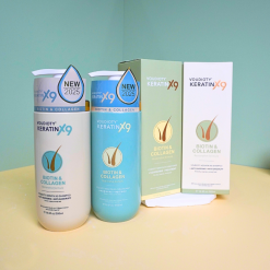 Combo Dầu Gội Xả Biotin Collagen Voudioty Keratin x9 - Phiên Bản Mới 2025 - COMBOBIOTINX9