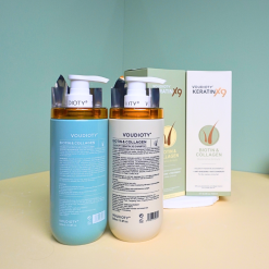 Combo Dầu Gội Xả Biotin Collagen Voudioty Keratin x9 - Phiên Bản Mới 2025 - COMBOBIOTINX9