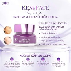 Combo Giảm Nám Tàn Nhang Trắng Tím SON Cosmetic Tặng Cao Bưởi - COMBOSON1