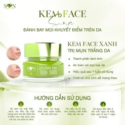 Combo Mụn Thâm Trắng Xanh Son Cosmetic Tặng Cao Bưởi - COMBOSON2