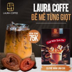 Hộp Cà Phê Nấm Linh Chi Laura Coffee Nhật Kim Anh - 8936206550006